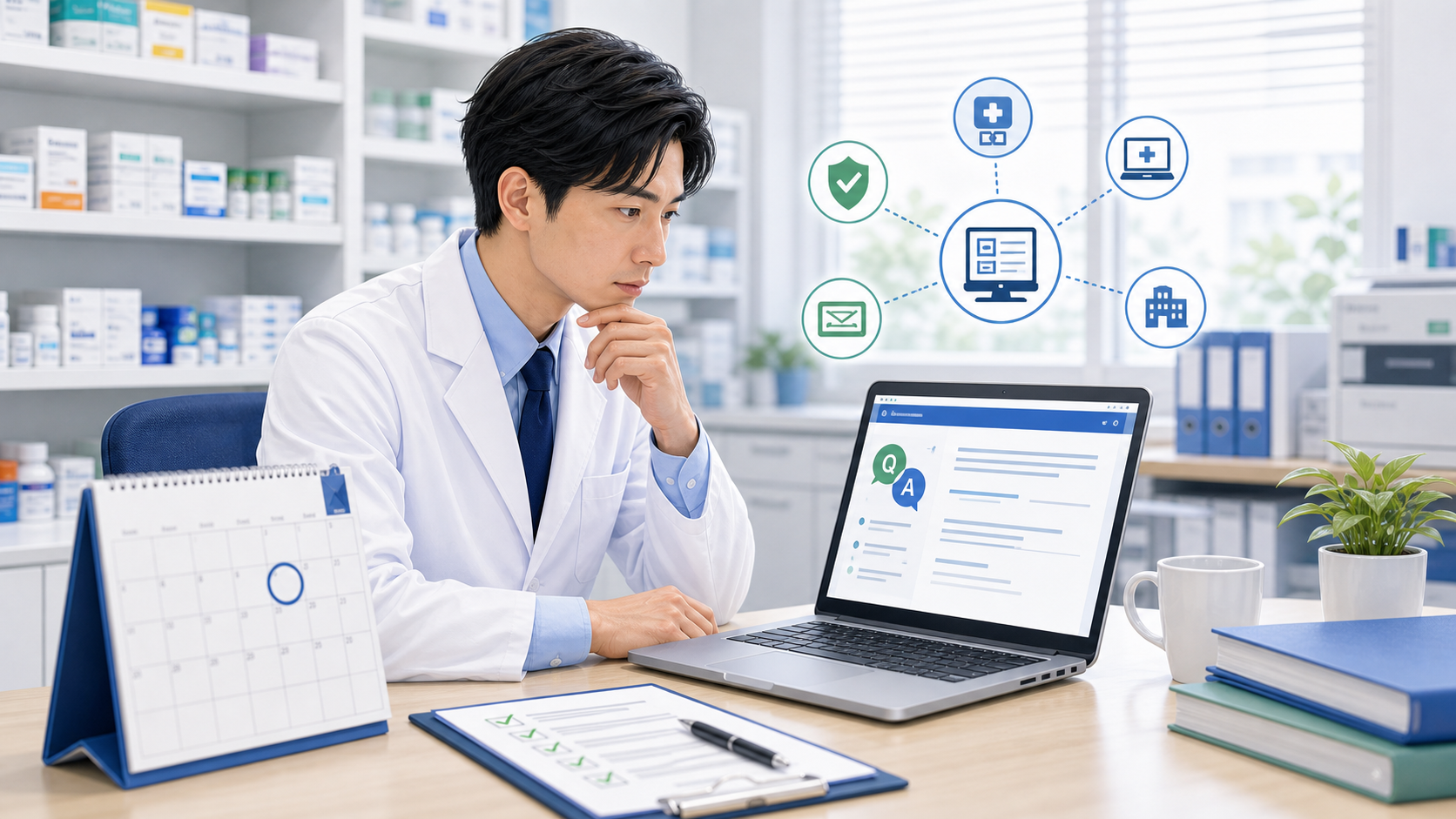 薬局制度対応チェックのイメージ