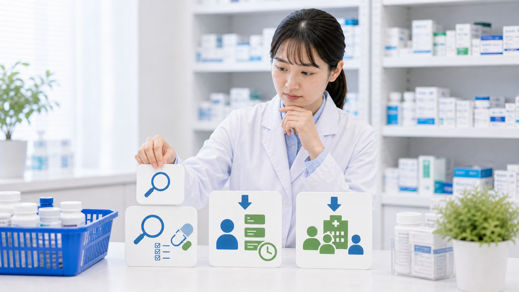 薬剤師が転職失敗の原因を条件未確認、優先順位、支援体制に分けている画像