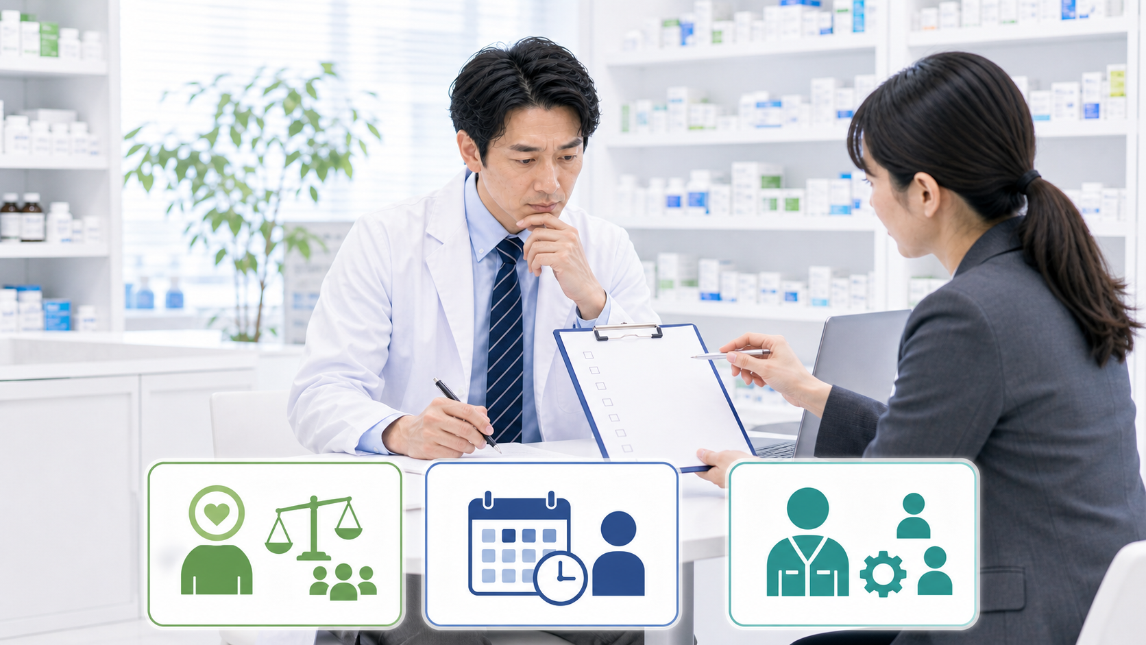 薬剤師が転職サービス登録前に希望条件を整理するサムネイル画像