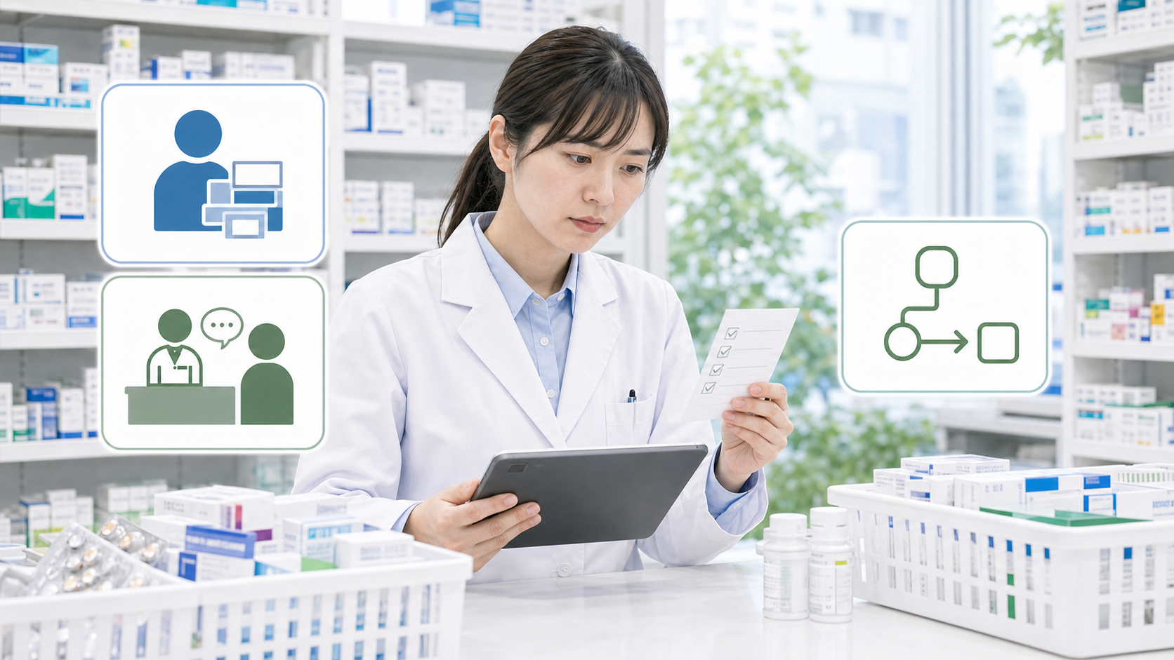 薬局を辞めた方がいいか判断する3つの軸を示すサムネイル画像