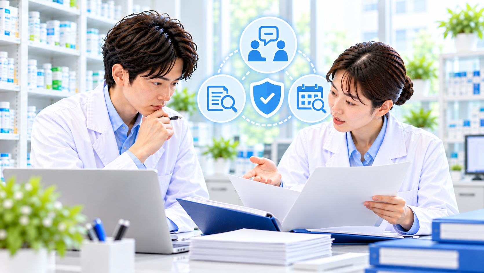 面接官が職務に関係する質問と聞かない情報の範囲を確認するイメージ